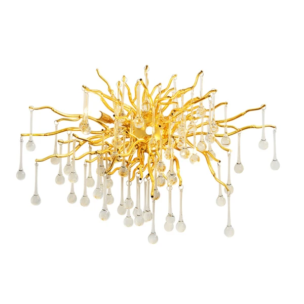 Бра на стіну над ліжком  GOLDEN CRYSTAL WALL Anzazo купити 16524грн.