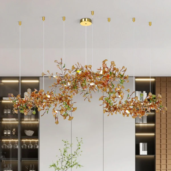 Підвісна світлодіодна люстра ELLING B L150 Amber   LED Deprimo купити 150168грн.