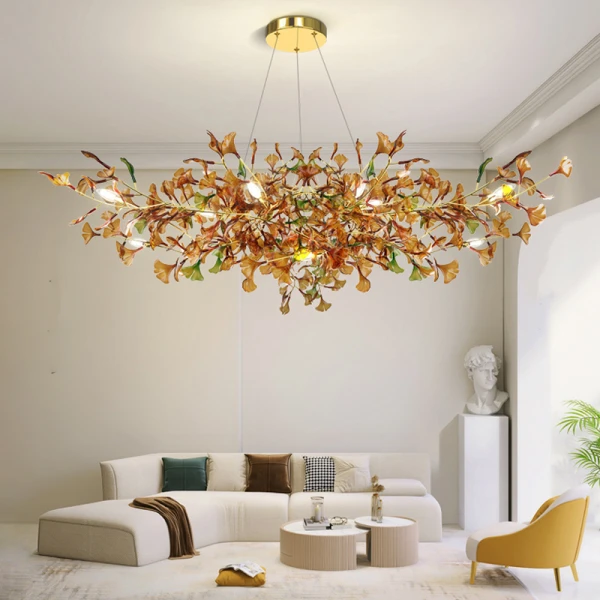 Підвісна світлодіодна люстра ELLING B L150 Amber   LED Deprimo купити 150168грн.