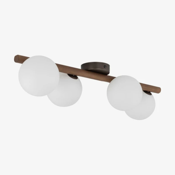 Стельовий світильник TK Lighting Estera 4 дерев'яний 10270