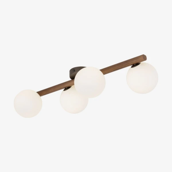Стельовий світильник TK Lighting Estera 4 дерев'яний 10270