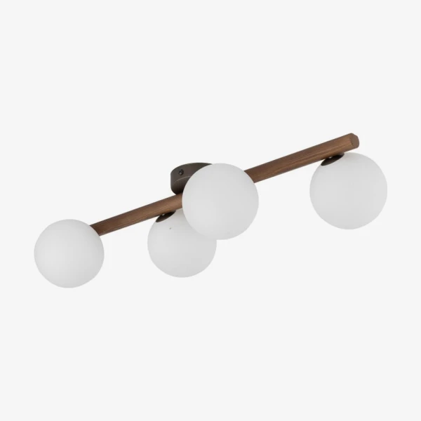 Стельовий світильник TK Lighting Estera 4 дерев'яний 10270