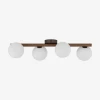 Стельовий світильник TK Lighting Estera 4 дерев'яний 10270