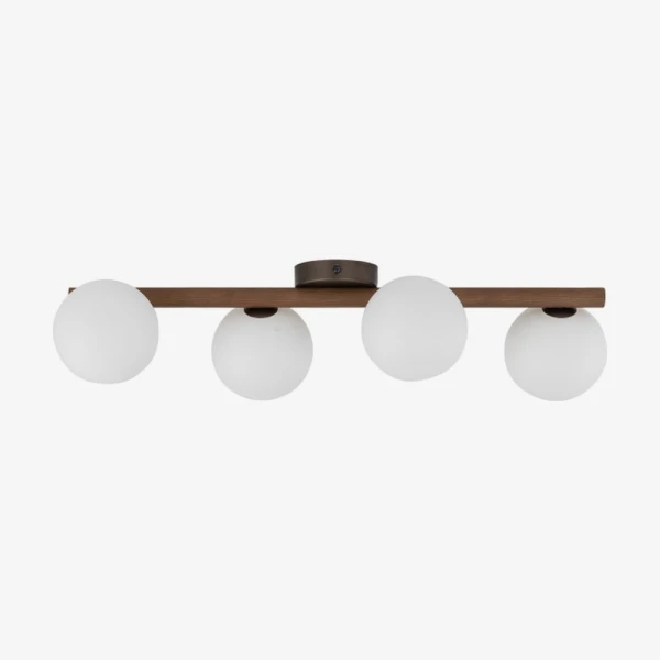 Стельовий світильник TK Lighting Estera 4 дерев'яний 10270