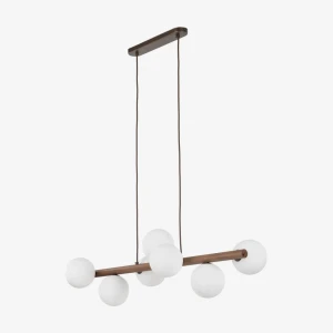 Люстра TK Lighting Estera 7 дерев'яна 10272