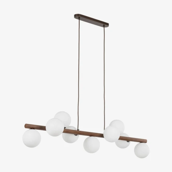 Люстра TK Lighting Estera 9 дерев'яна 10273