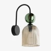 Бра TK Lighting Sophia Cognac зелене 11143