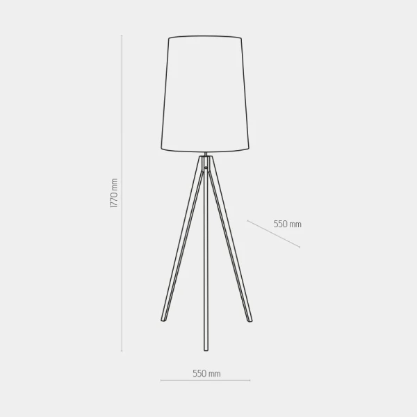 Торшер TK Lighting Walz белый 5047