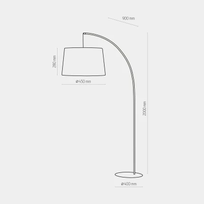Торшер TK Lighting Hang чорний 5077