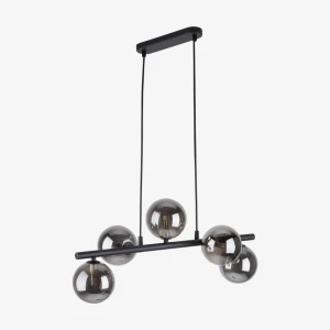 Люстра TK Lighting Estera 5 чорна 6707