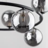 Люстра TK Lighting Anabelle 8 чорна 6844