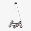 Люстра TK Lighting Anabelle 8 чорна 6844