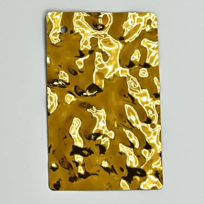 Стінова панель Big gold water водна брижа
