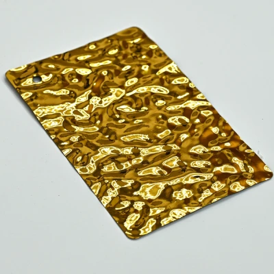Стінова панель Gold water водна брижа