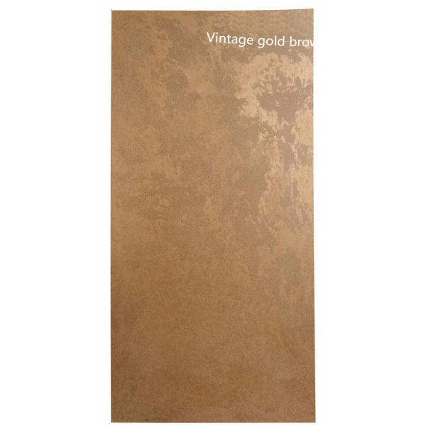 Тверда стінова панель Vintage Gold Brown 1220-3050-3мм