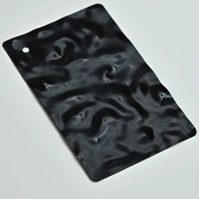 Стінова панель Matt black water водна брижа
