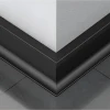 Тіньовий профіль-плінтус алюмінієвий для панелей 8 мм білий