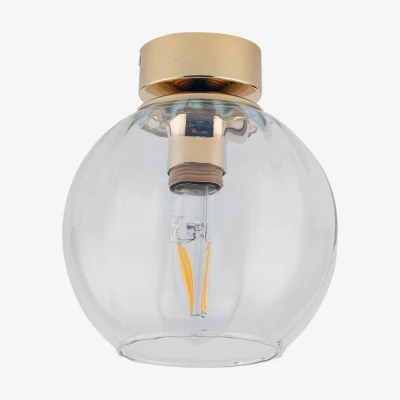 Накладной точечный светильник TK Lighting DEVI Прозорий золотой