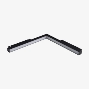 Магнітний трековий світильник 48 В Azzardo ALFA SAGA TRACK MAGNETIC CORNER B 24W 4000K чорний