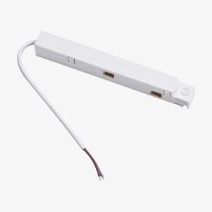 Ввід живлення для магнітного шинопроводу Azzardo ALFA TRACK MAGNETIC DRIVER ELECTRIC CONNECTOR білий