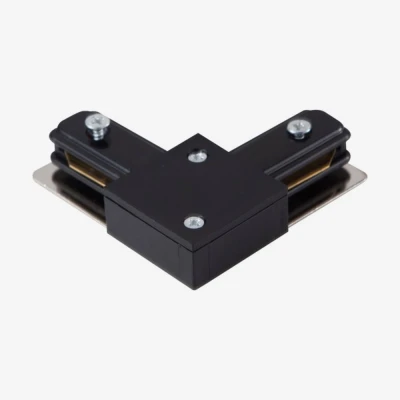 З'єднувач кутовий для однофазного шинопроводу Azzardo TRACK 1LINE L CONNECTOR чорний
