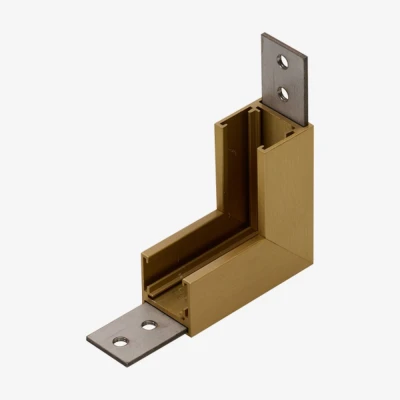 З'єднувач кутовий для магнітного шинопроводу Azzardo SIGMA TRACK MAGNETIC CORNER B золотий