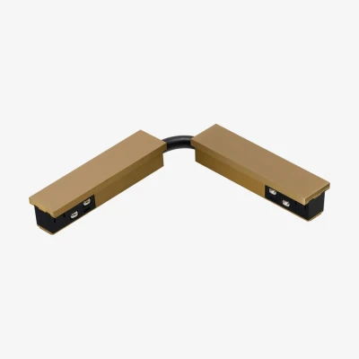 З'єднувач кутовий для магнітного шинопроводу Azzardo SIGMA TRACK MAGNETIC ELECTRIC CORNER CONNECTOR B золотий
