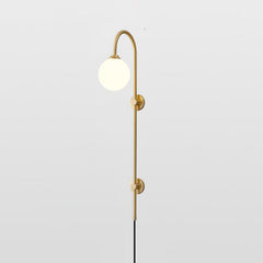 Globe Brass Wall Sconce - Deprimo