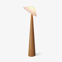 Tilt Hat Wooden Floor Lamp - Deprimo
