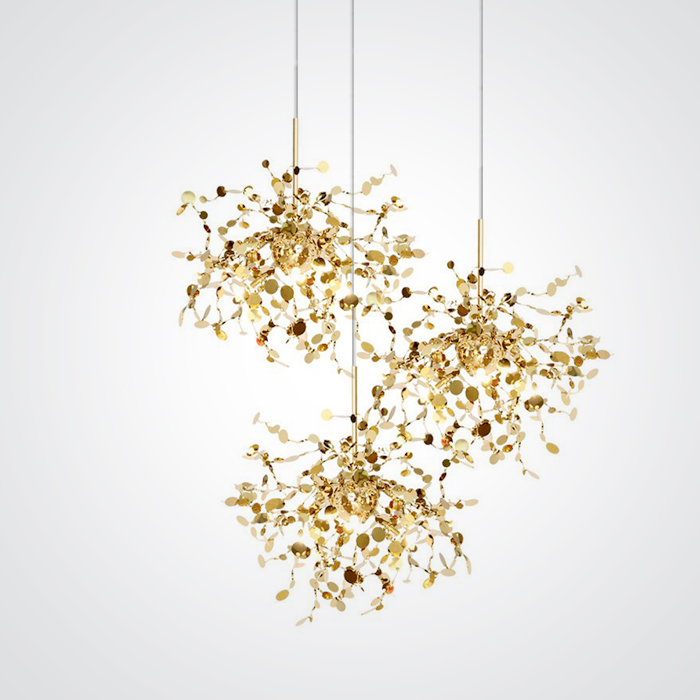 Підвісний світильник GOLD SUSPENSION PENDANT LAMP GOLD