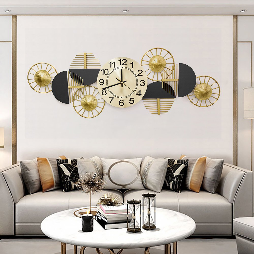 Multi-Color Modern Wall Clock Home Background Decor